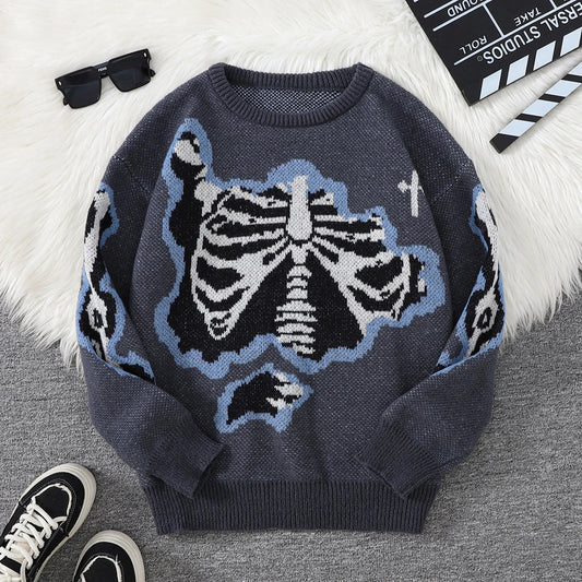Pyro Skeleton Pullover Sweater