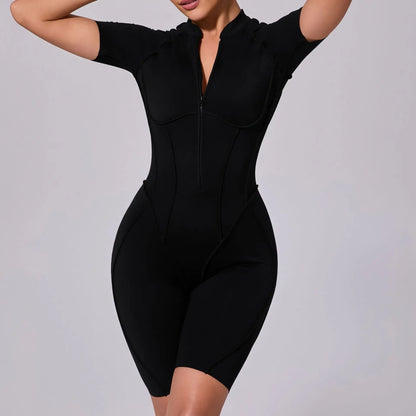 Dare2Luzz Dikişsiz Kısa Spor Tulum