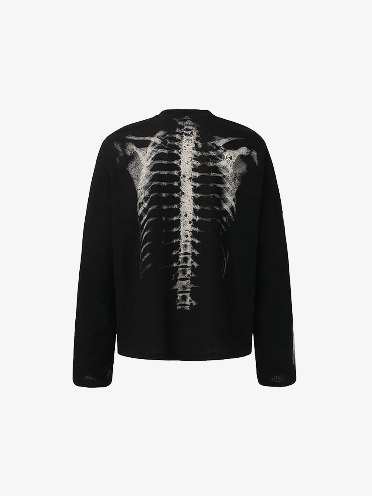 Skeleton B-Heart Graphic Sweatshirt