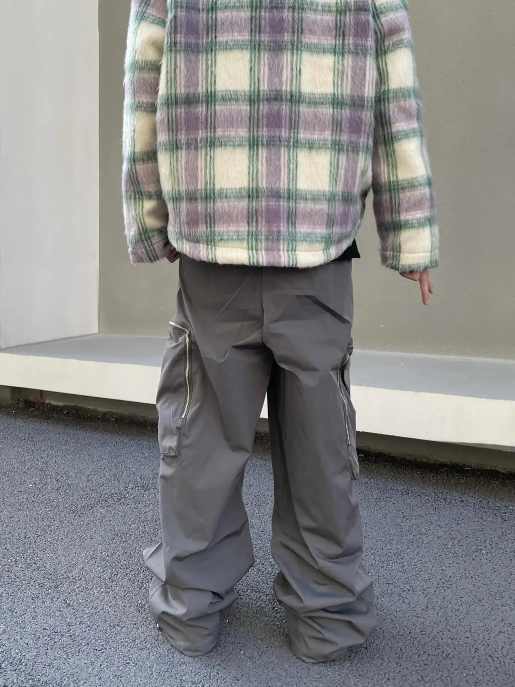 Large Knee Pocket Baggy Pants