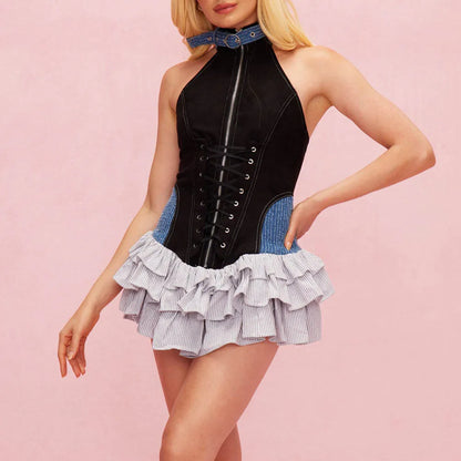Rubby Eloise Mini Rufleli Elbise