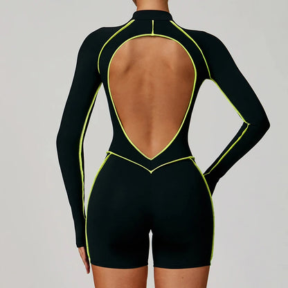 Dare2Luzz Sırtı Açık Kısa Tulum