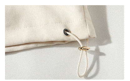 Patchwork Turn-down Collar Loose Jacket