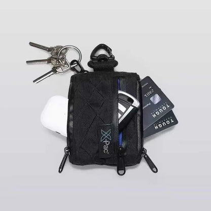 Black Color Zipper Belt Bag