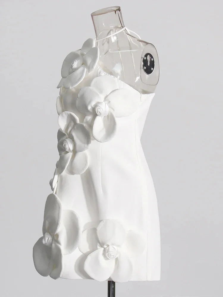 Gabriella Savannah Çiçek Aplikli Mini Elbise