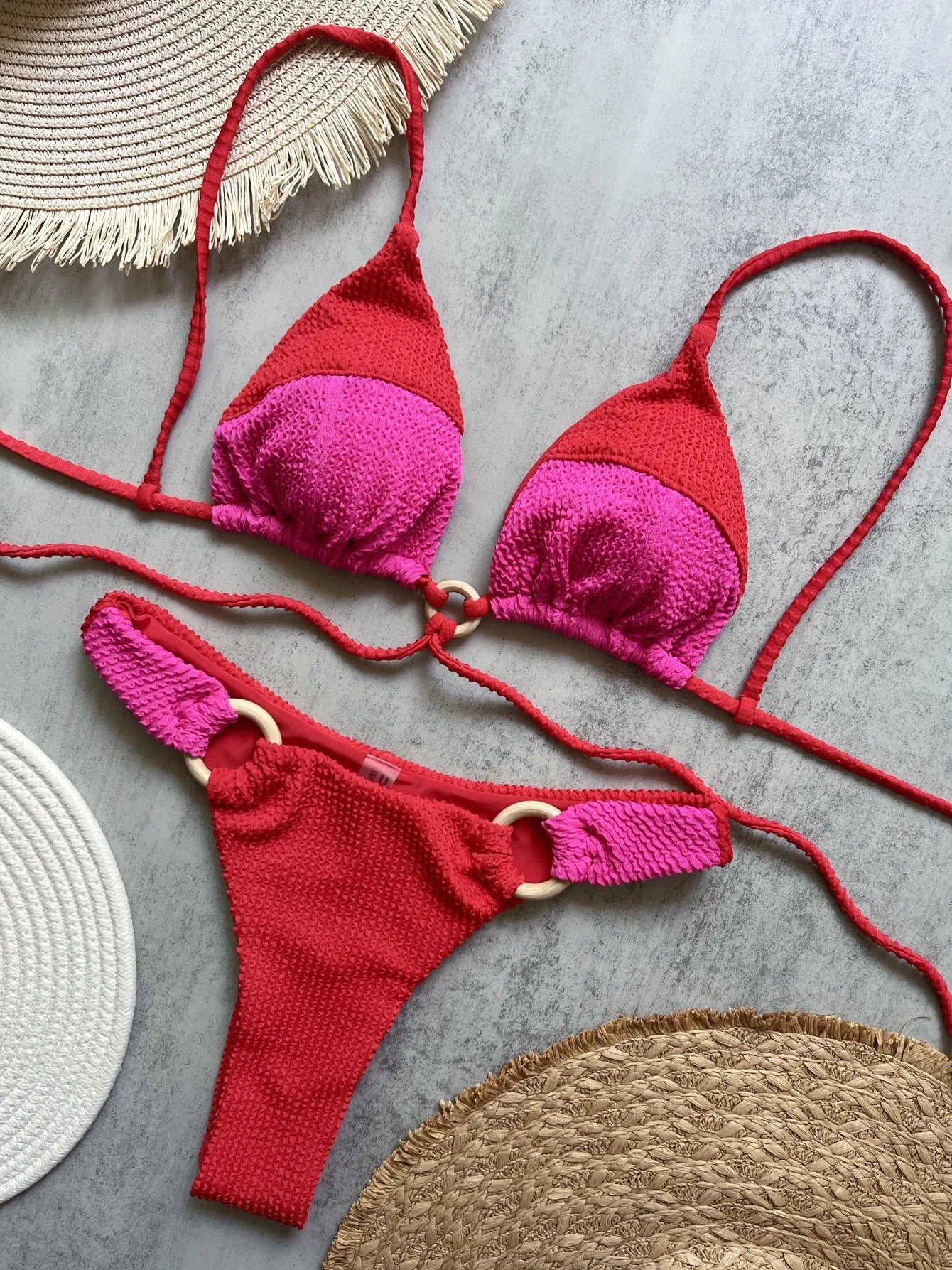 Azure Envy Neon Bikini Seti