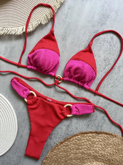 Azure Envy Neon Bikini Seti