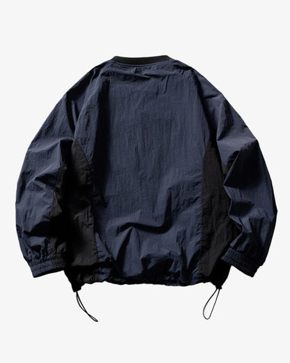 AIMATARGET Color Block Long Sleeve Over Jacket