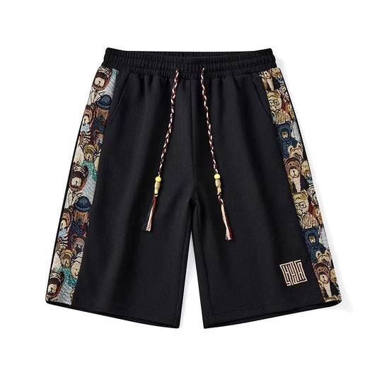 Bear Embroidery Shorts