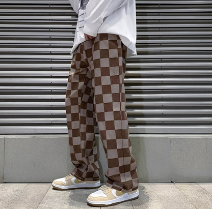 Checkered Denim