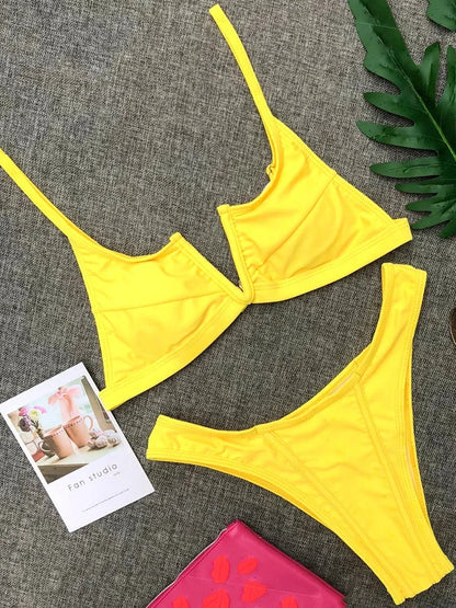 Ocean Crush Push Up İki Parça Bikini Seti