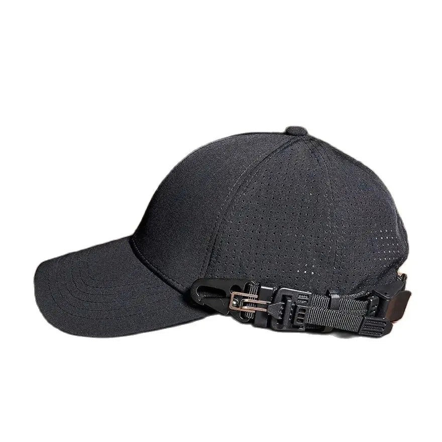 Plain Black Adjustable Cap