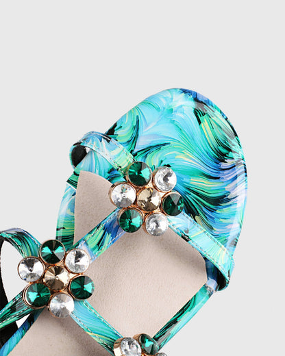 Honey Venom Taş Detaylı Sandalet