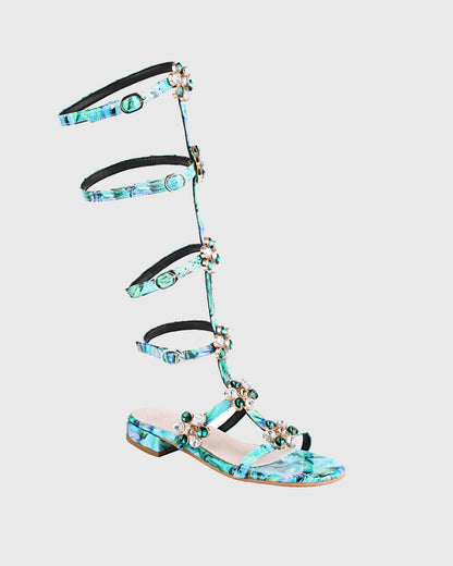 Honey Venom Taş Detaylı Sandalet