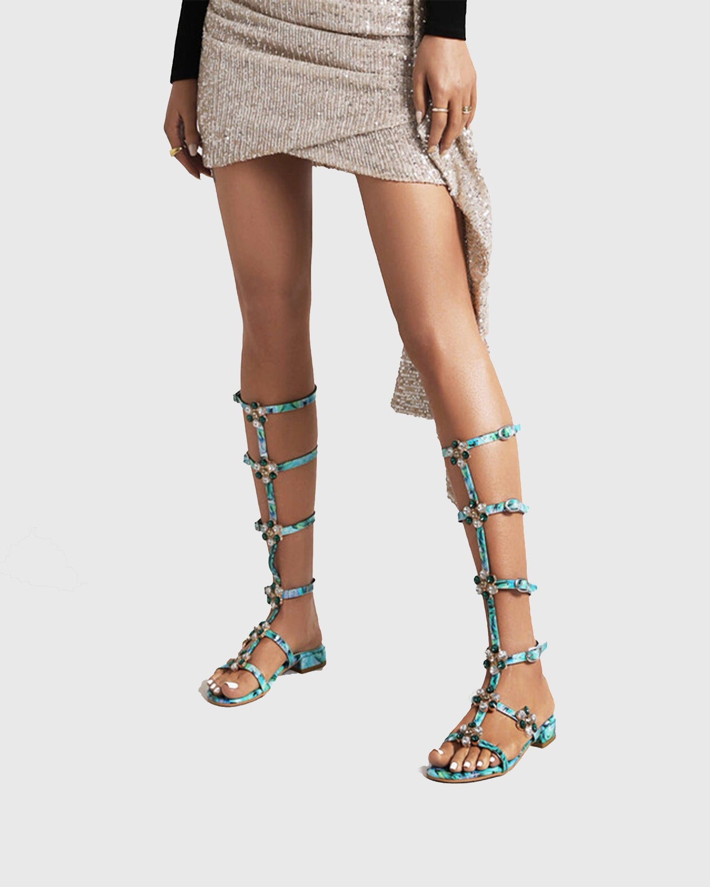 Honey Venom Taş Detaylı Sandalet