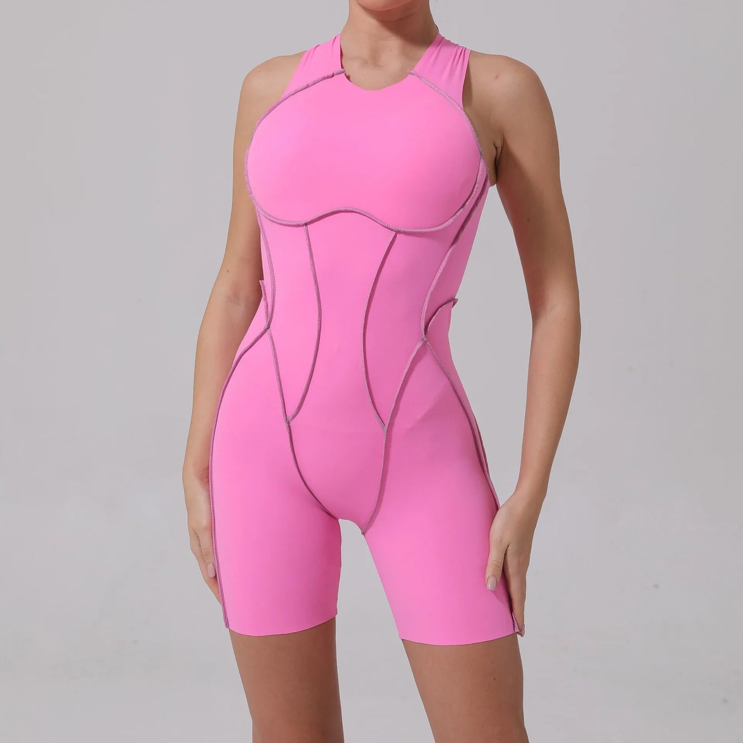 Dare2Luzz Kısa Sırtı Açık Tulum