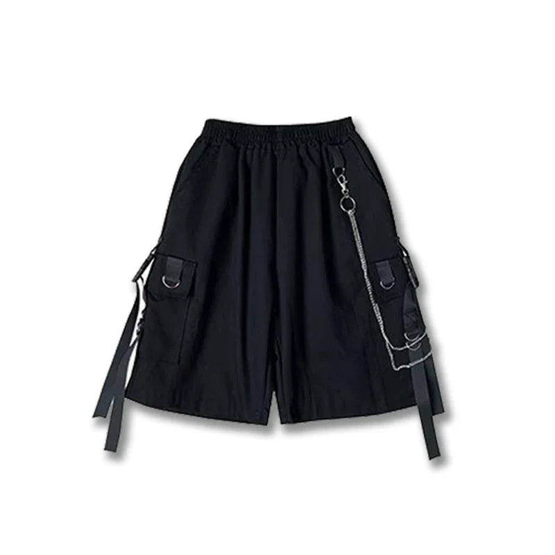 Elegant TA Buckles Chain Shirt And Shorts Set