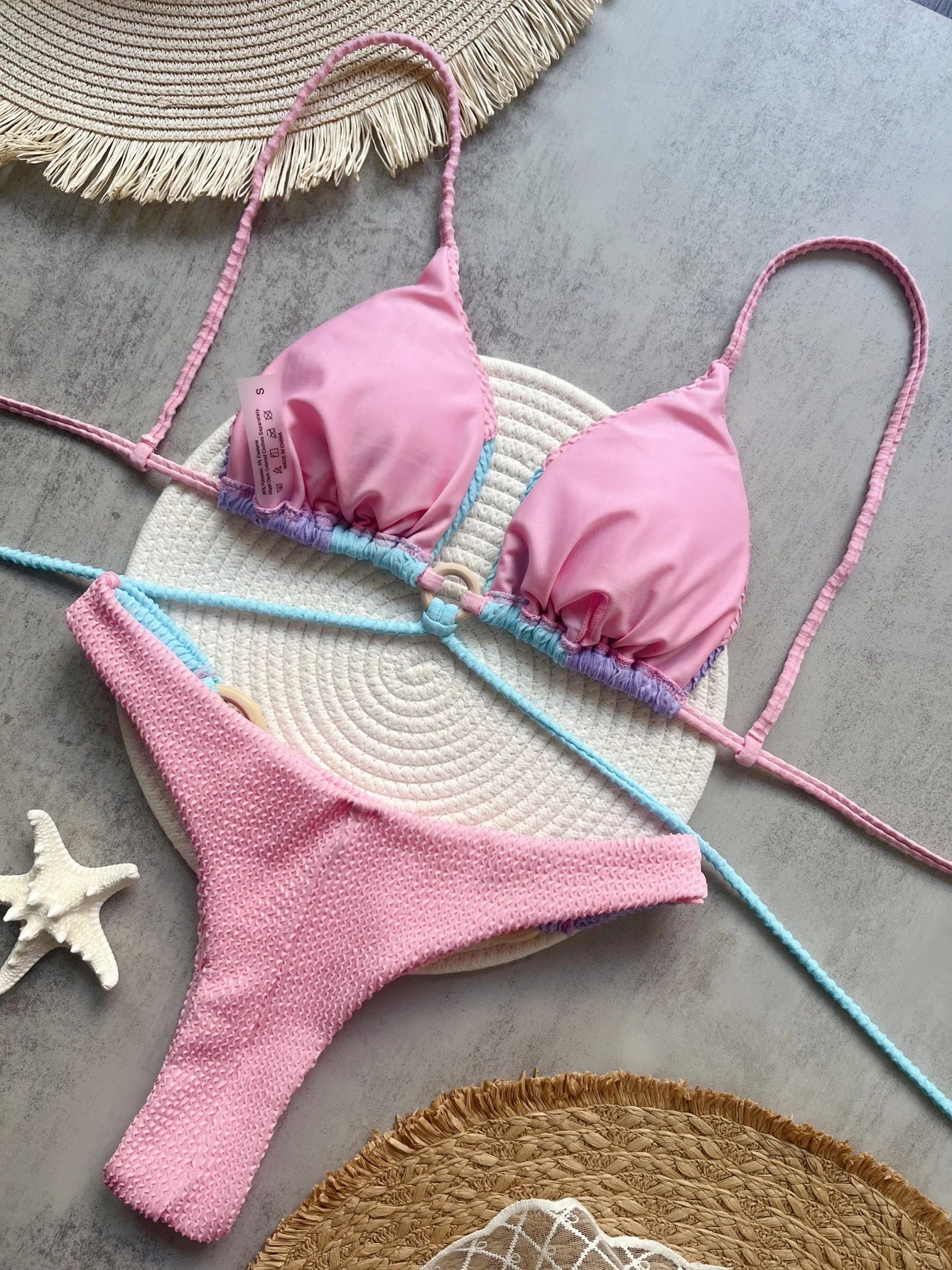 Azure Envy Neon Bikini Seti