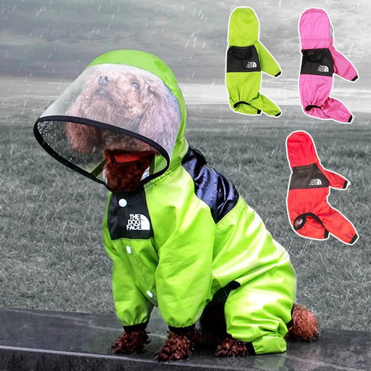 Dog Face Super Cute Doggo Rain Coat