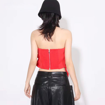 Romantic Rosette Crop Top