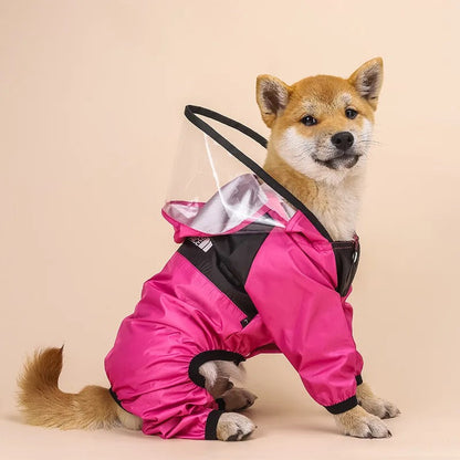 Dog Face Super Cute Doggo Rain Coat