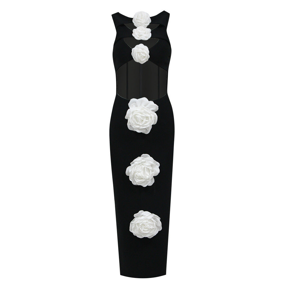 Black Swan Bandaj Midi Elbise