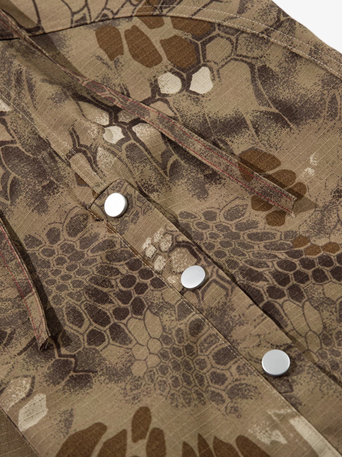 Bjørn Yılan Derisi Desenli Kargo Pantolon