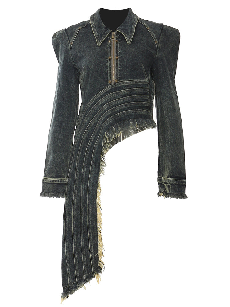 Envy Denim Cyberpunk Üst Ceket