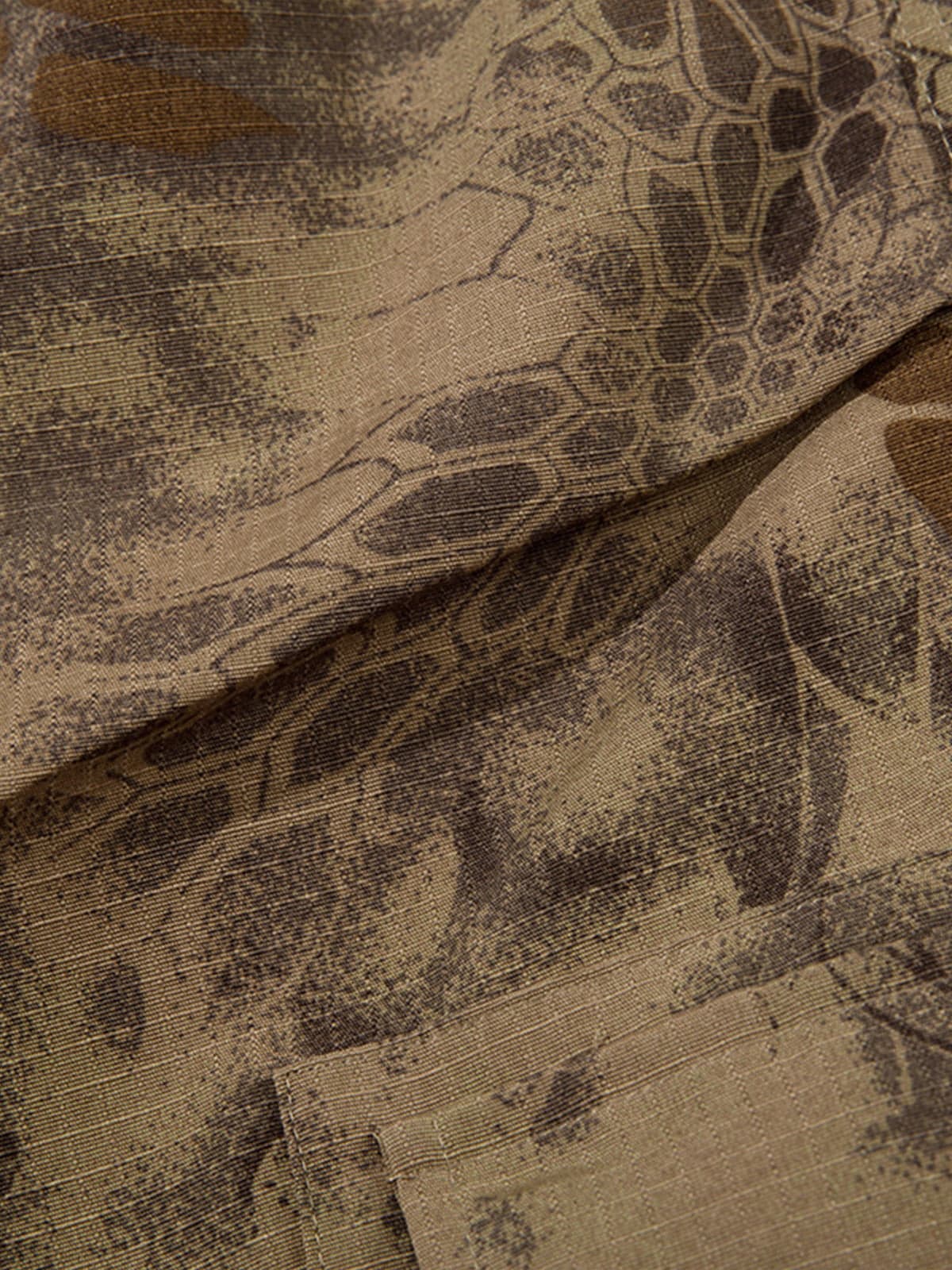 Bjørn Yılan Derisi Desenli Kargo Pantolon