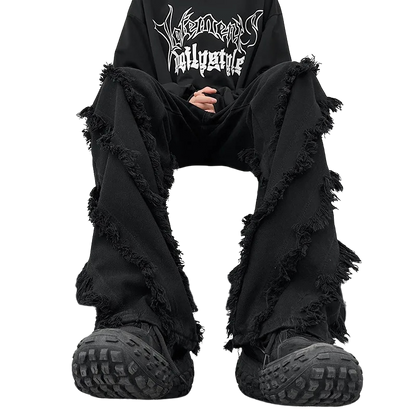 FRINGED FINESSE PANTOLON