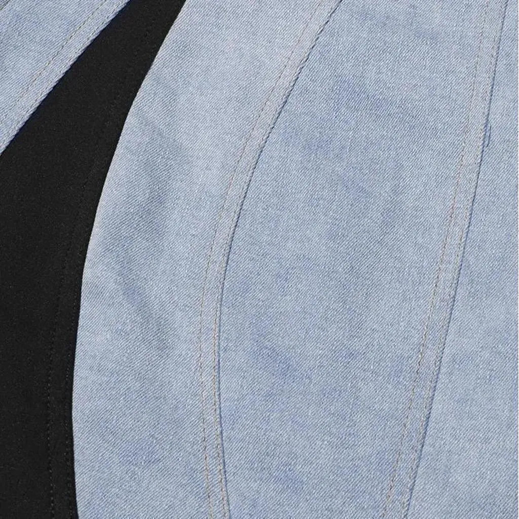 Melinda Asimetrik Sırt Dekolteli Mini Elbise