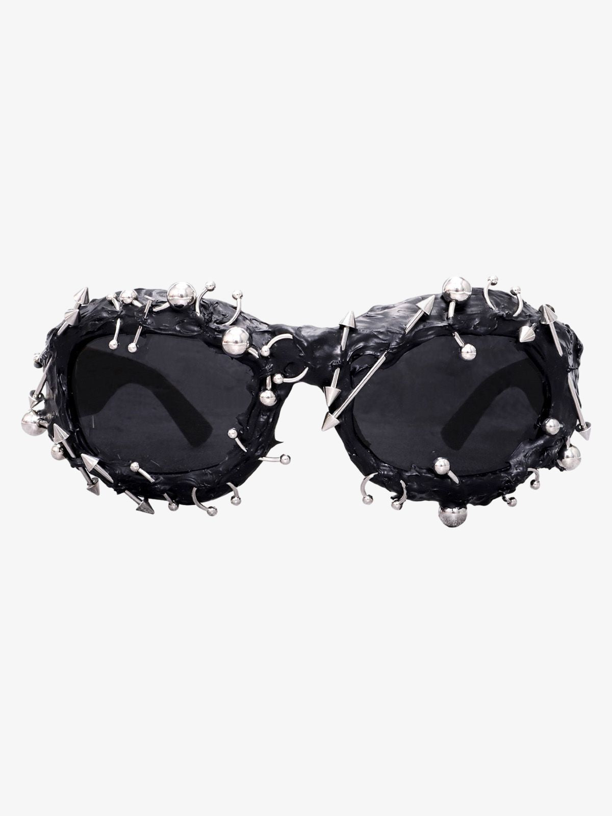 Özel Tasarım Punk Rivet Streetwear Sunglasses