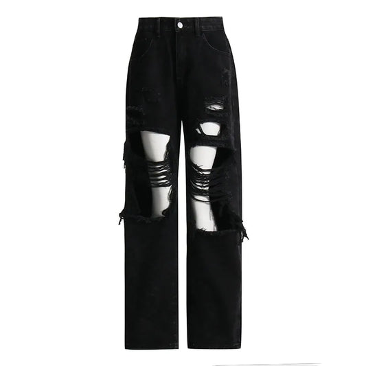 Velvet Serpent Yüksek Belli Denim Düz Paça Pantolon