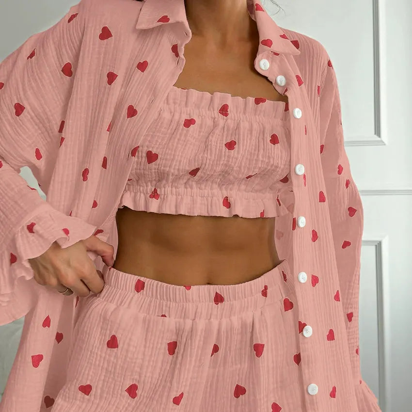 Heart On Cloud Pijama Takımı