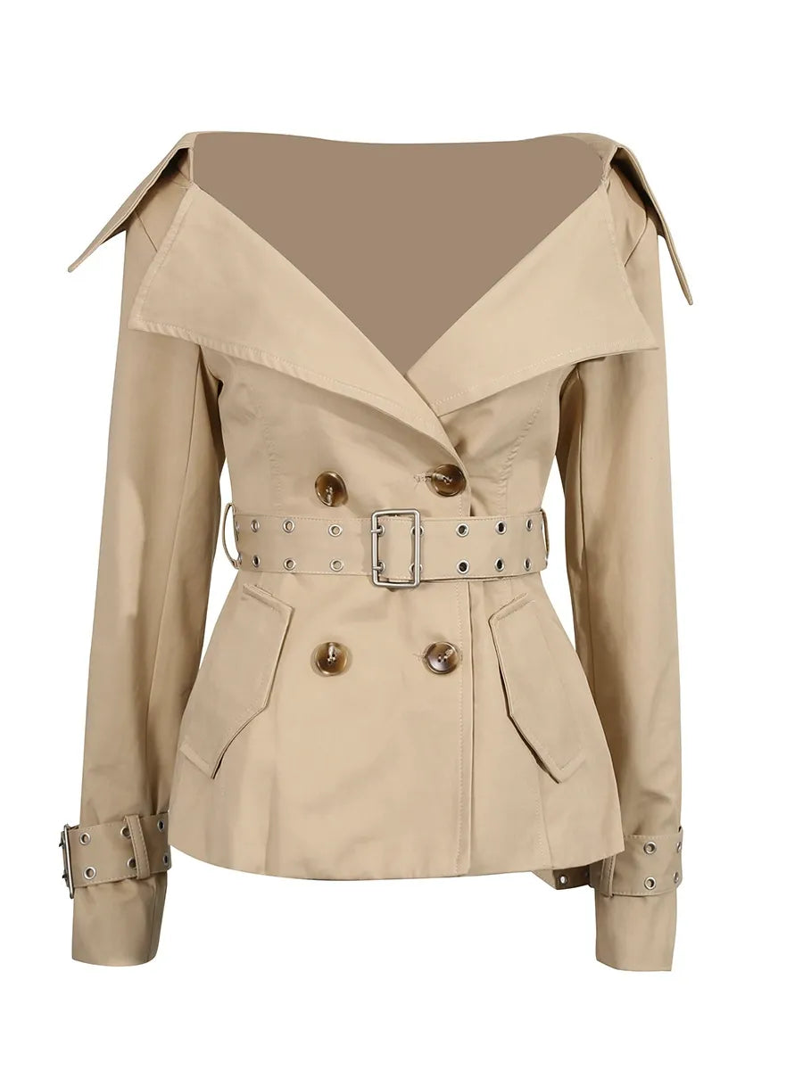 Xantie X Retro Geniş Yaka Ceket