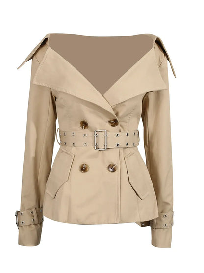 Xantie X Retro Geniş Yaka Ceket