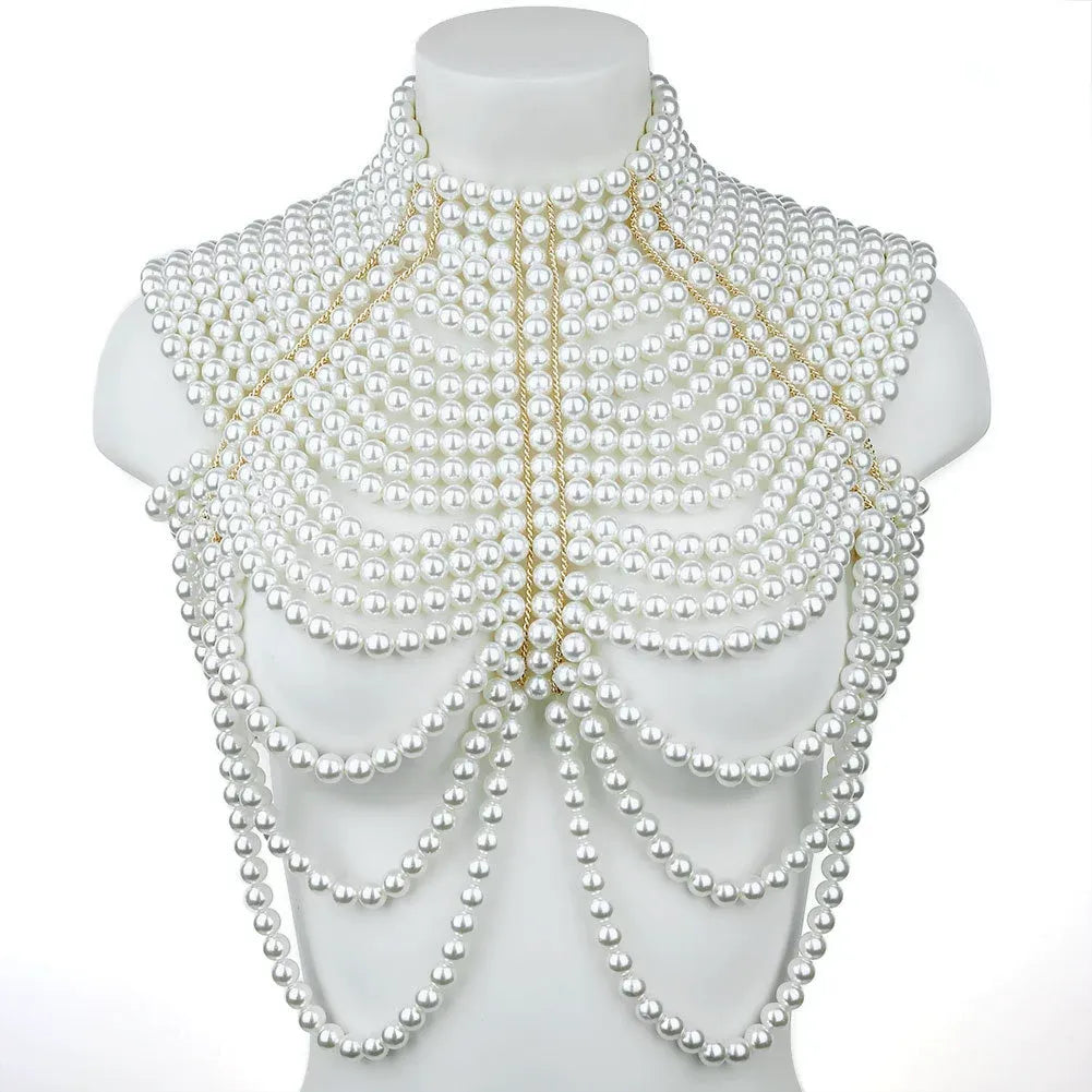 Pearl Drip Vücut Zinciri