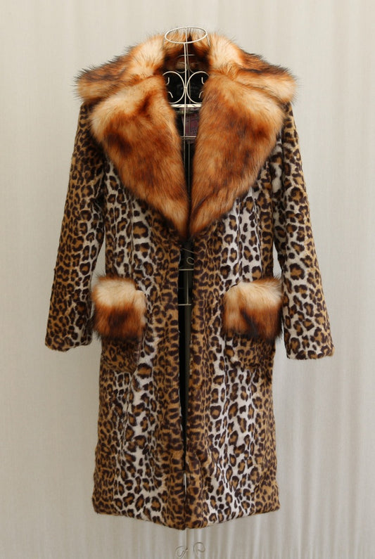 Luxe Leopard Suni Kürk