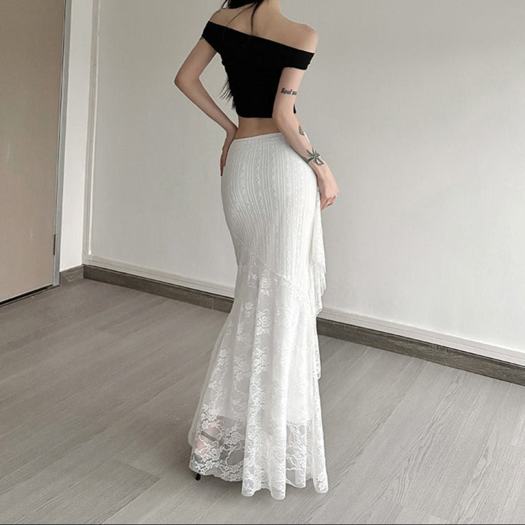 Mirage Lace Dantel Detaylı Etek