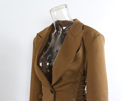 Stellar Reign Bağcık Detay Ceket