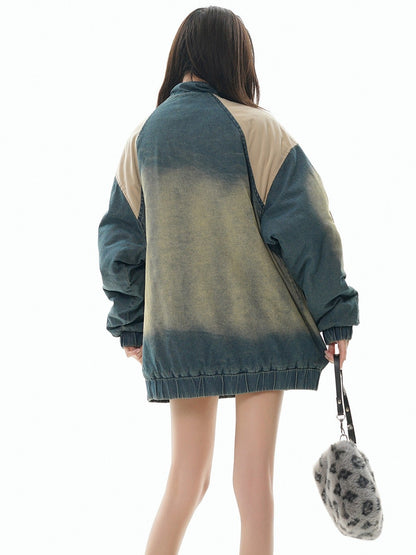 Ultravolt Unisex Kapitone Denim Ceket