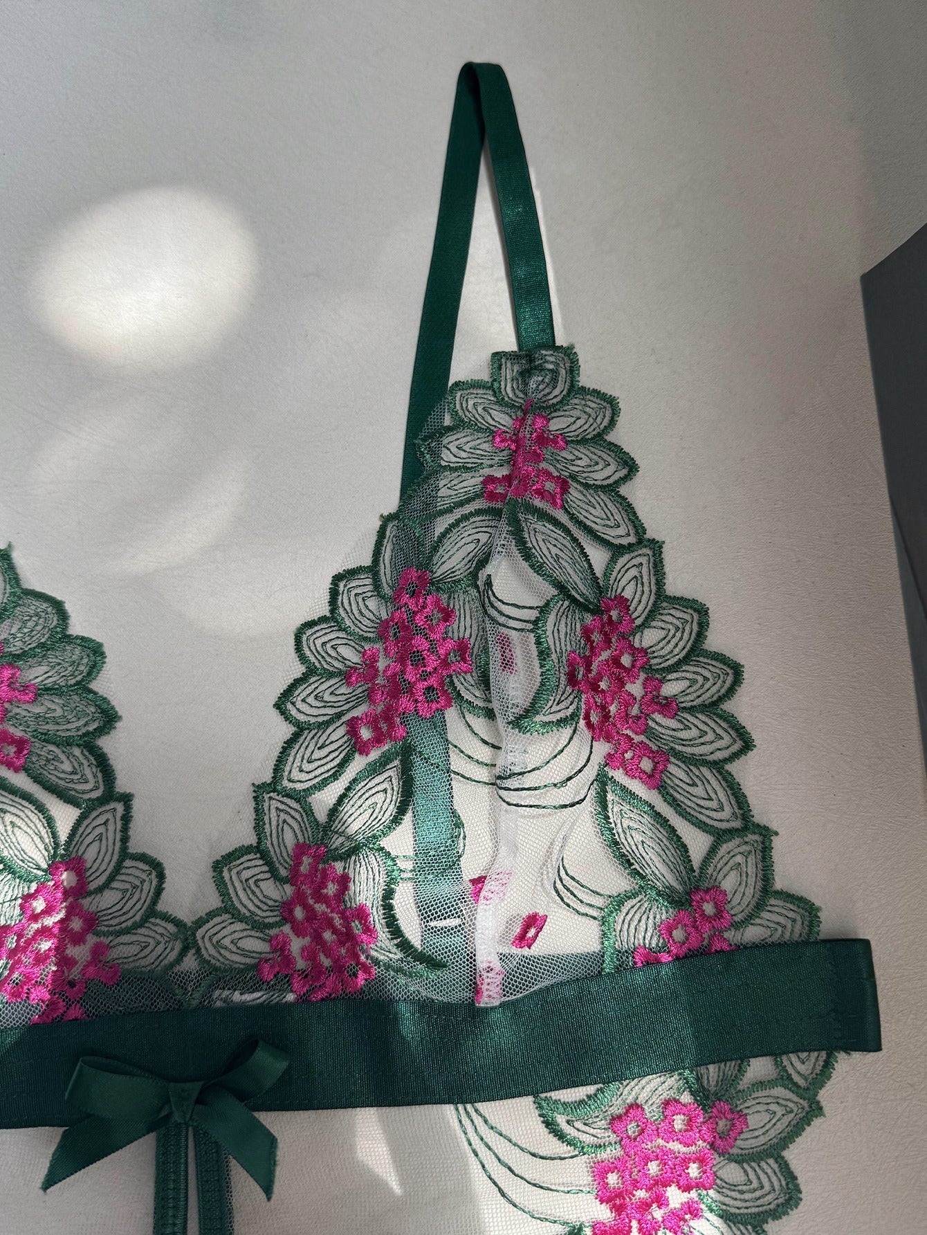 Blush In The Rain Nakışlı Bodysuit