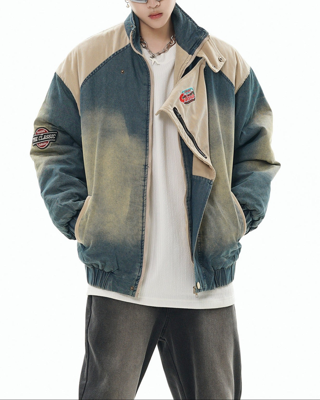 Ultravolt Unisex Kapitone Denim Ceket