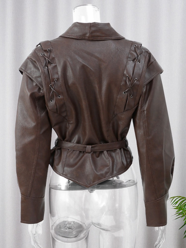 Lunar Silk Suni Deri Ceket