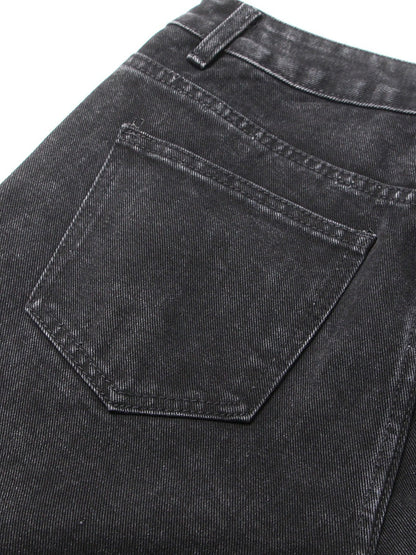 Velvet Serpent Yüksek Belli Denim Düz Paça Pantolon