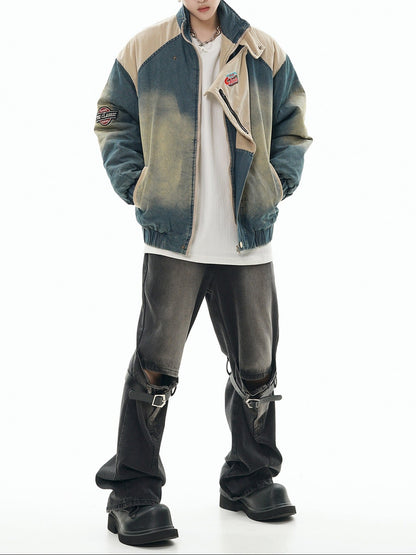 Ultravolt Unisex Kapitone Denim Ceket