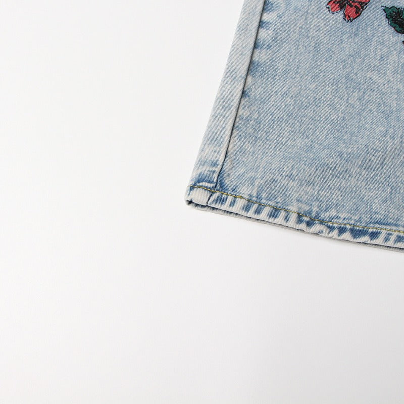 Savage Fleur Nakışlı Pantolon