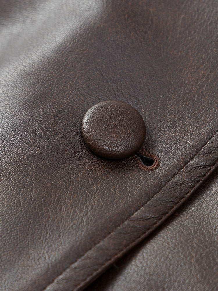 Lunar Silk Suni Deri Ceket