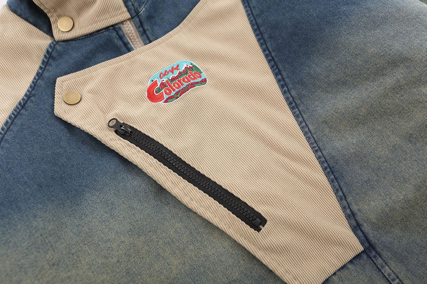 Ultravolt Unisex Kapitone Denim Ceket