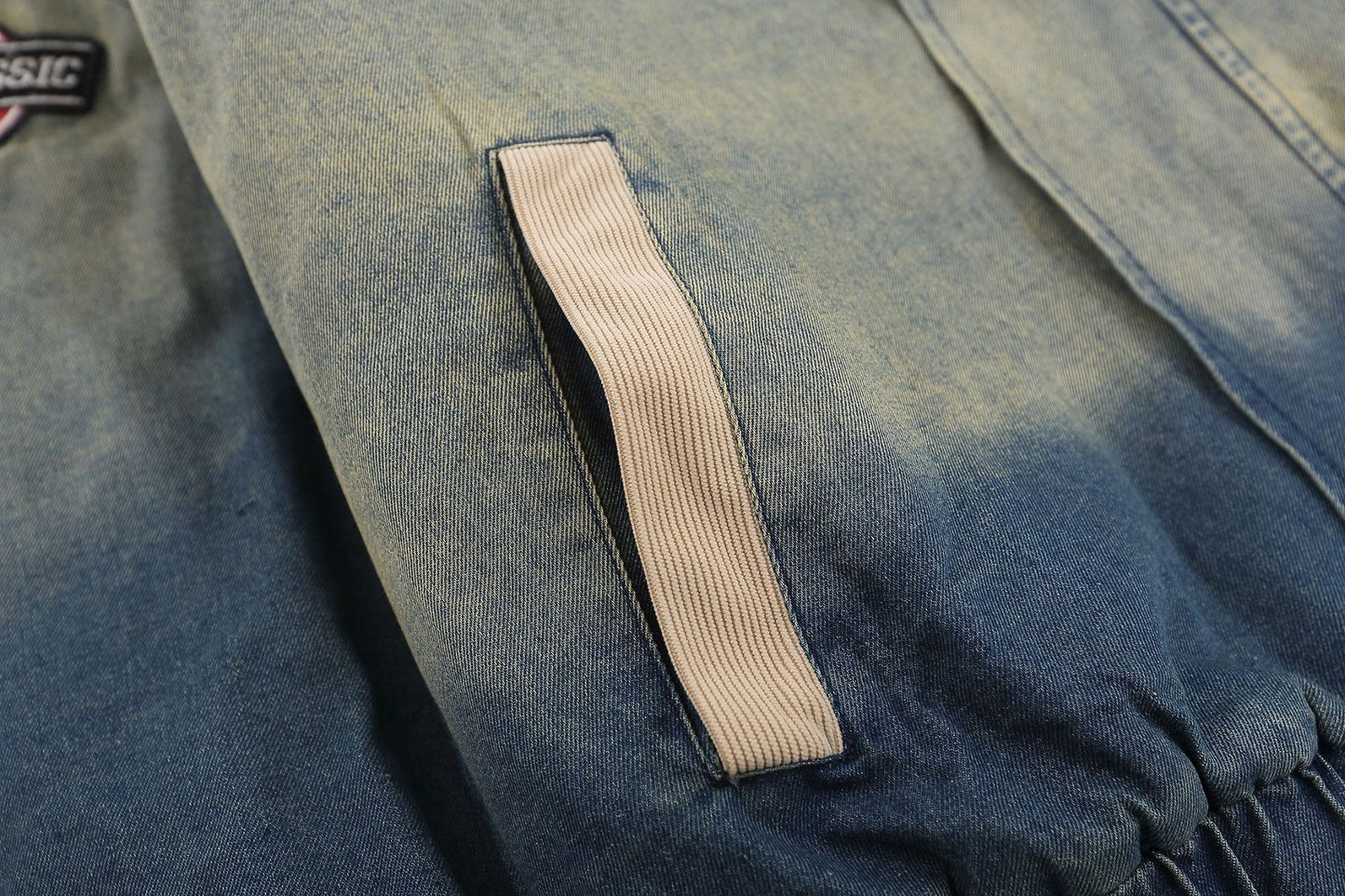 Ultravolt Unisex Kapitone Denim Ceket